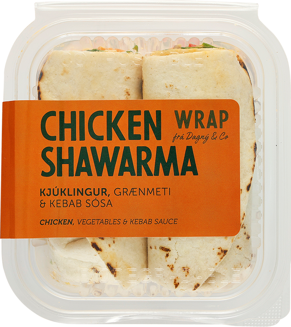 Chicken Shawarma wrap - Álfasaga