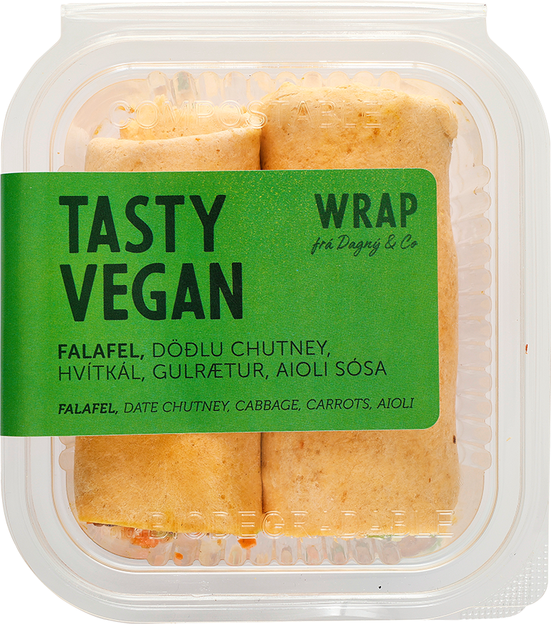 Tasty Vegan wrap