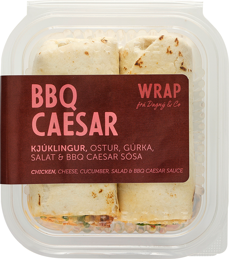 BBQ Caesar  wrap
