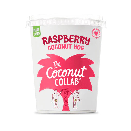 Raspberry coconut yog